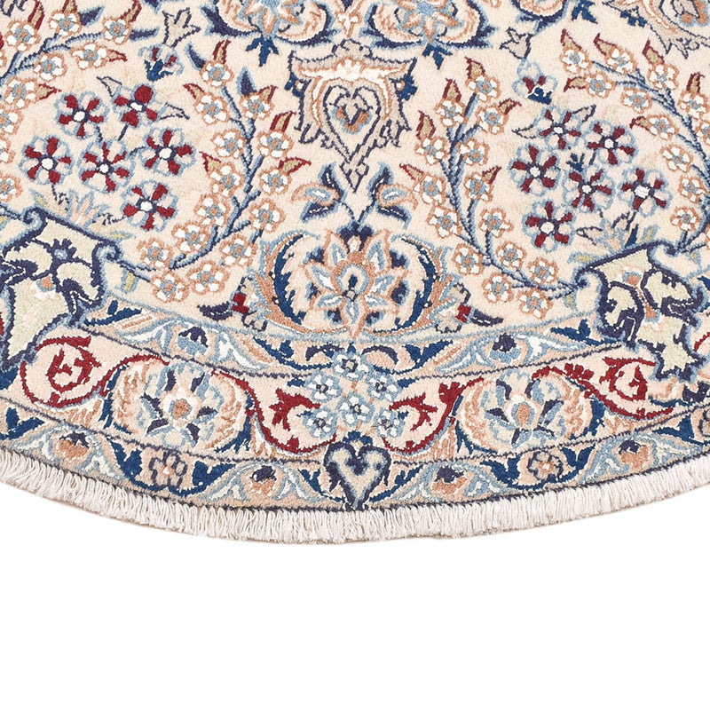 Tapis persan - Nain - Royal ronde  - 136 x 136 cm - gris