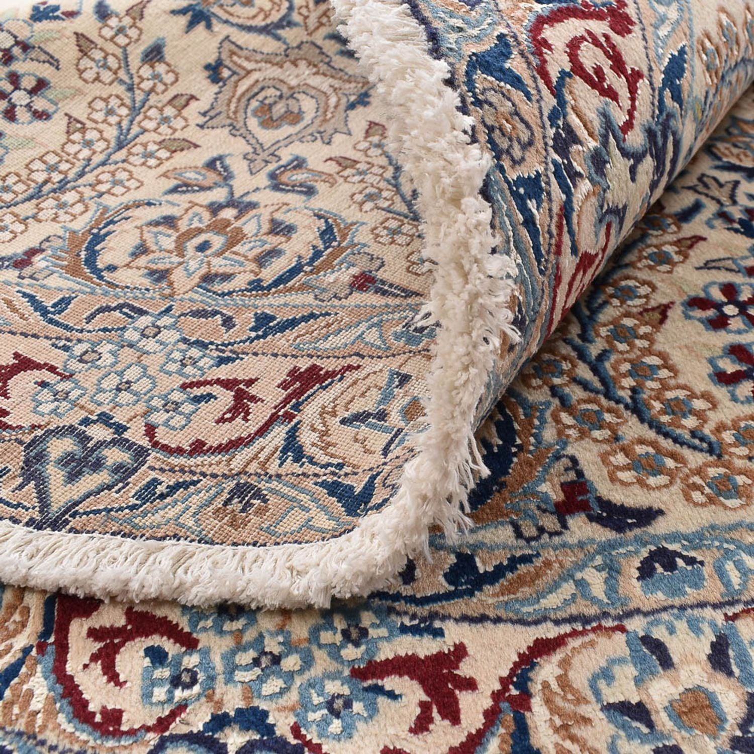 Tapis persan - Nain - Royal ronde  - 136 x 136 cm - gris