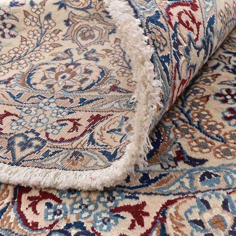 Tapis persan - Nain - Royal ronde  - 136 x 136 cm - gris