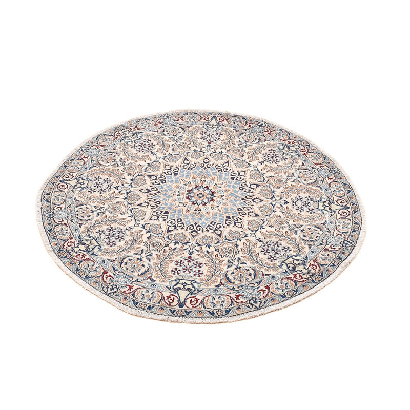 Tapis persan - Nain - Royal ronde  - 136 x 136 cm - gris