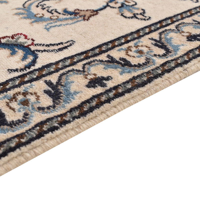 Tapis de couloir Tapis persan - Nain - 297 x 79 cm - beige