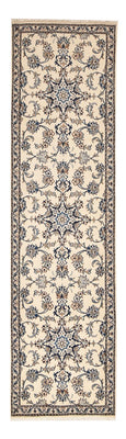 Tapis de couloir Tapis persan - Nain - 290 x 80 cm - beige