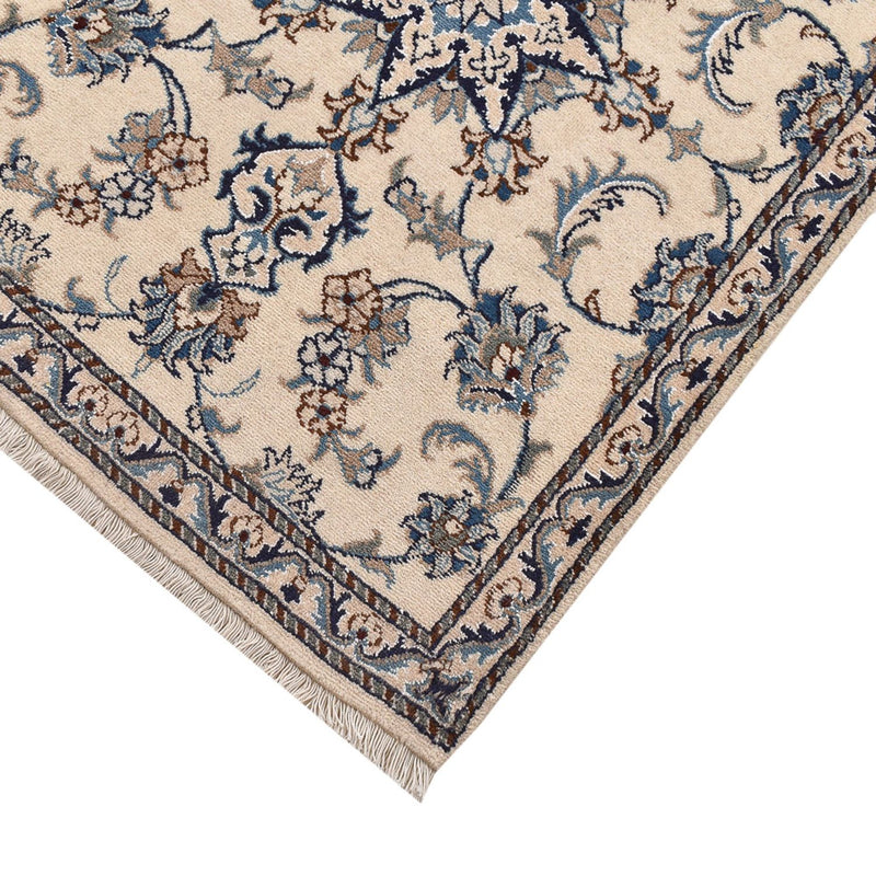 Tapis de couloir Tapis persan - Nain - 290 x 80 cm - beige