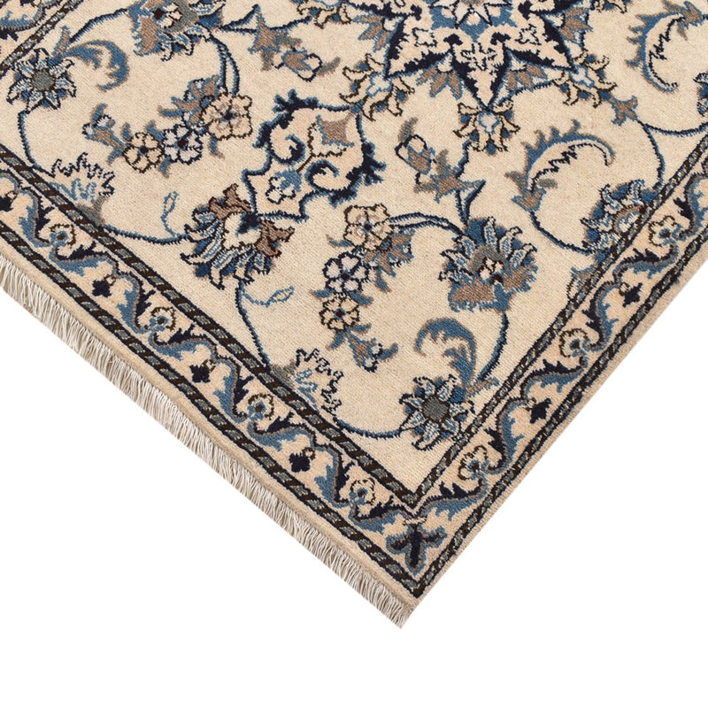 Tapis de couloir Tapis persan - Nain - 204 x 80 cm - beige