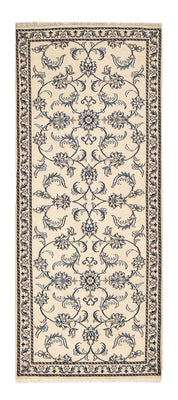 Tapis de couloir Tapis persan - Nain - 200 x 80 cm - beige