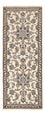 Tapis de couloir Tapis persan - Nain - 205 x 79 cm - beige