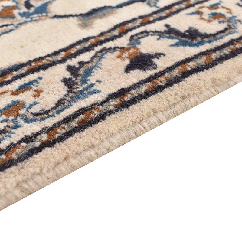 Tapis de couloir Tapis persan - Nain - 205 x 79 cm - beige