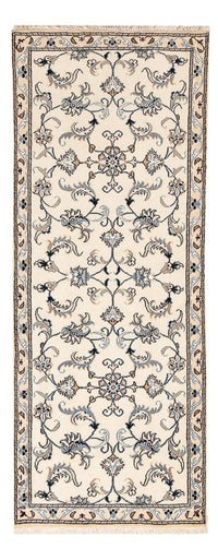 Tapis de couloir Tapis persan - Nain - 200 x 80 cm - beige