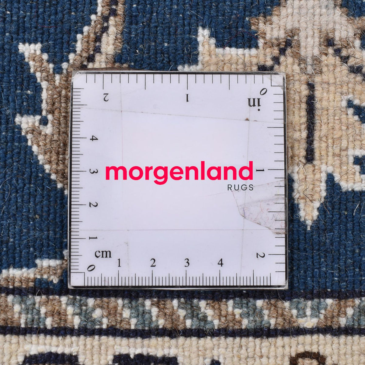 Tapis de couloir Tapis persan - Nain - 197 x 76 cm - bleu foncé