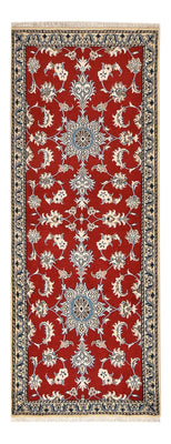Tapis de couloir Tapis persan - Nain - 209 x 80 cm - rouge