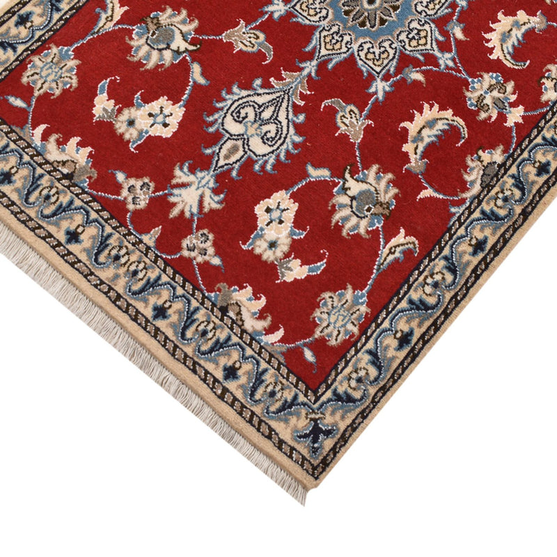 Tapis de couloir Tapis persan - Nain - 209 x 80 cm - rouge