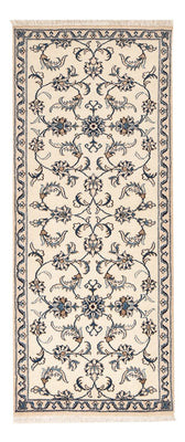 Tapis de couloir Tapis persan - Nain - 190 x 80 cm - beige