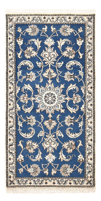 Tapis persan - Nain - 135 x 67 cm - bleu