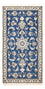 Tapis persan - Nain - 135 x 67 cm - bleu