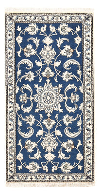 Tapis persan - Nain - 135 x 69 cm - bleu