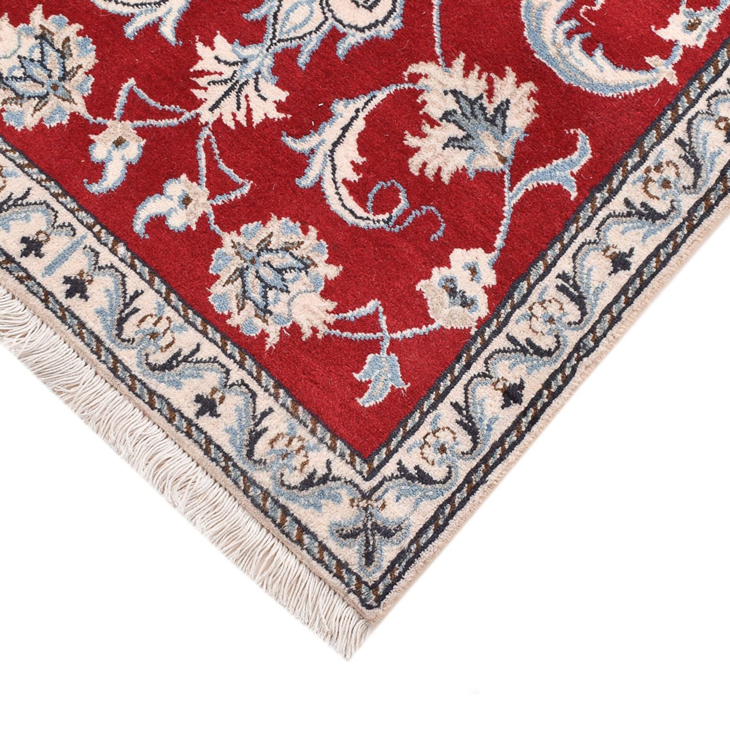 Tapis persan - Nain - 142 x 69 cm - rouge