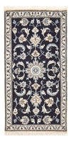 Tapis de Nain - 12La Tapis 68x139cm - Tapis persan - Rectangle / Bleu foncé / 68 x 139 cm Rectangle
