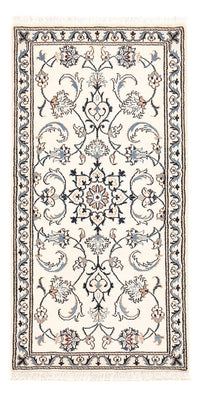 Tapis persan - Nain - 143 x 70 cm - bleu clair