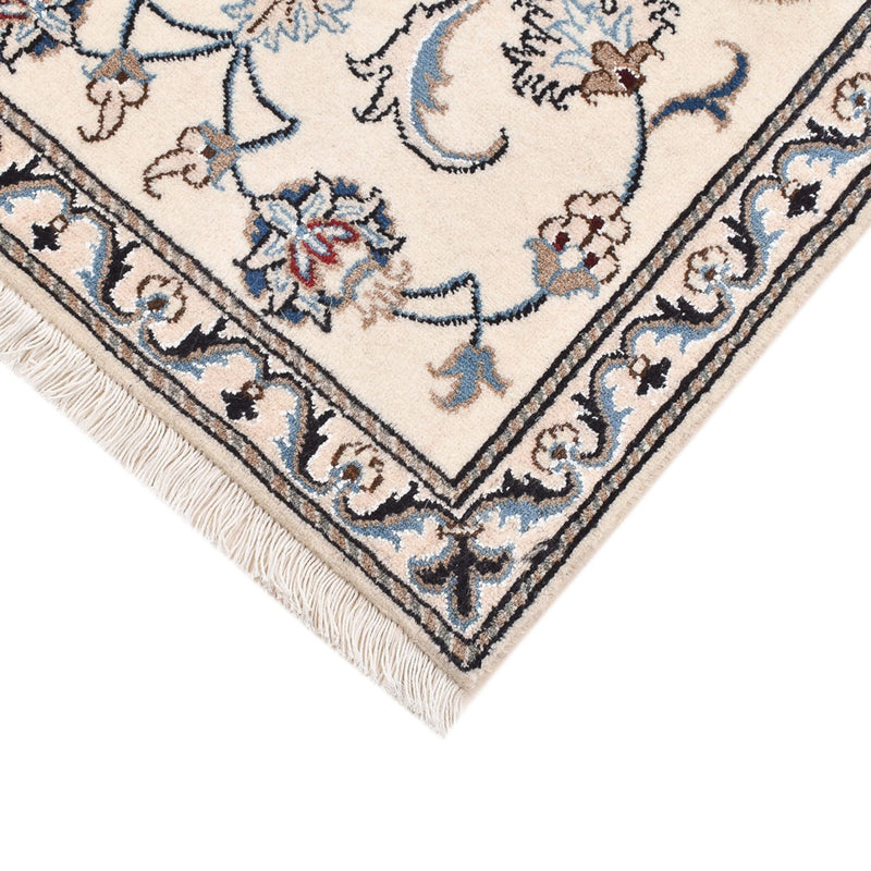 Tapis persan - Nain - 143 x 70 cm - bleu clair