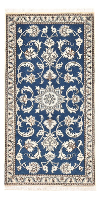 Tapis persan - Nain - 140 x 69 cm - bleu