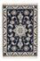 Tapis persan - Nain - 90 x 60 cm - bleu foncé