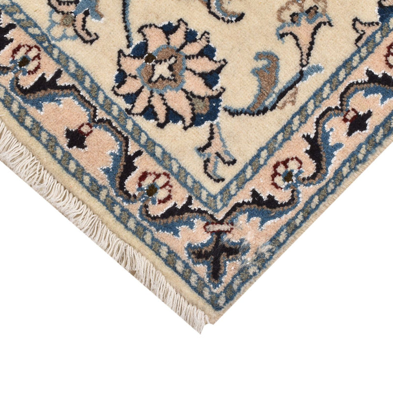 Tapis persan - Nain - 93 x 60 cm - beige