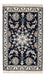 Tapis persan - Nain - 90 x 55 cm - bleu foncé
