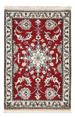 Tapis persan - Nain - 89 x 58 cm - rouge