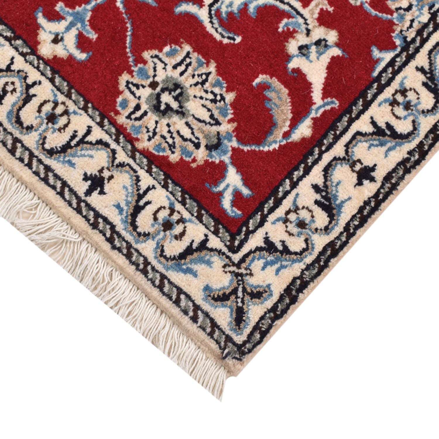 Tapis persan - Nain - 89 x 58 cm - rouge