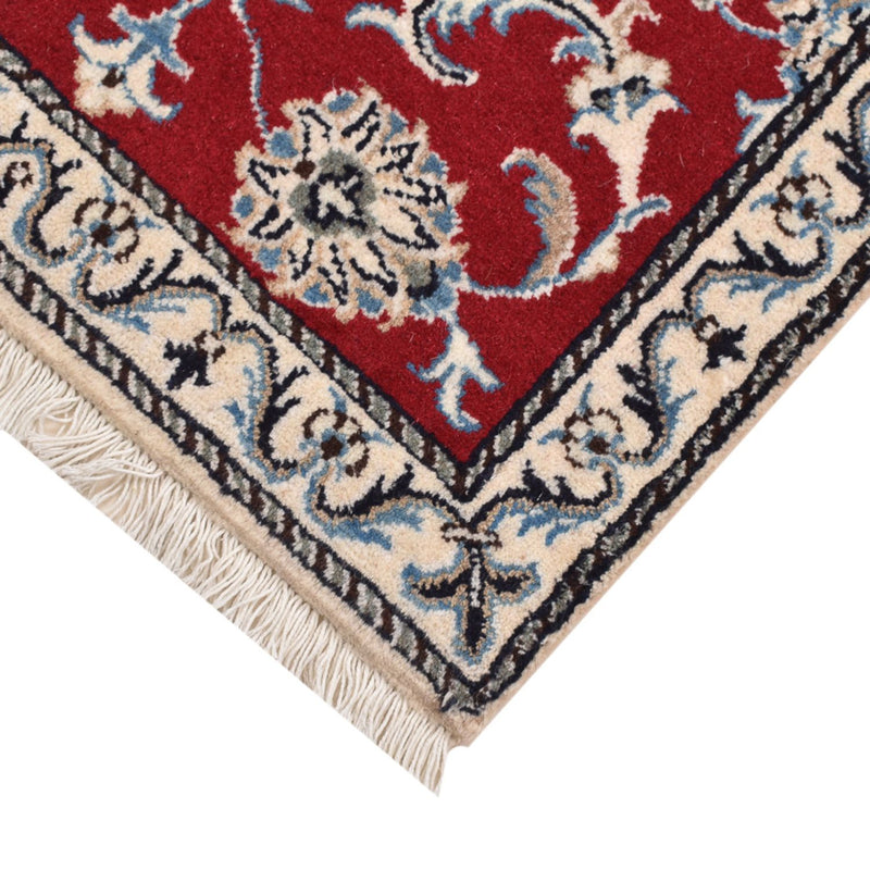 Tapis persan - Nain - 89 x 58 cm - rouge
