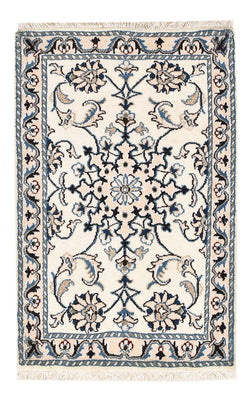 Tapis persan - Nain - 92 x 60 cm - beige