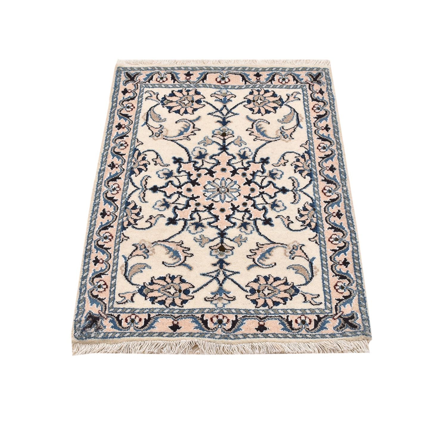 Tapis persan - Nain - 92 x 60 cm - beige