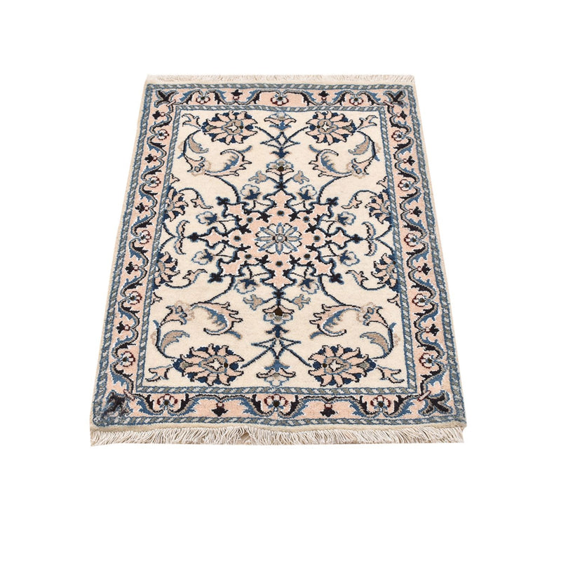 Tapis persan - Nain - 92 x 60 cm - beige