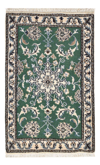 Tapis persan - Nain - 90 x 57 cm - vert