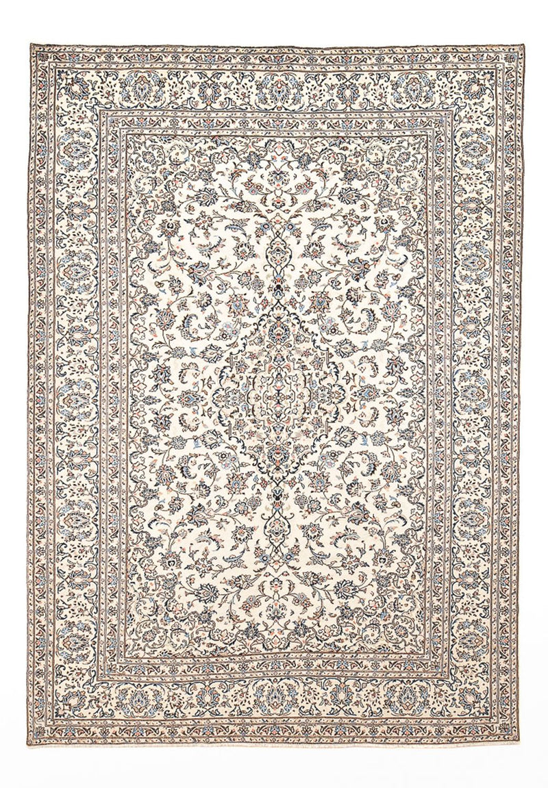 Tapis persan - Keshan - 350 x 245 cm - gris clair