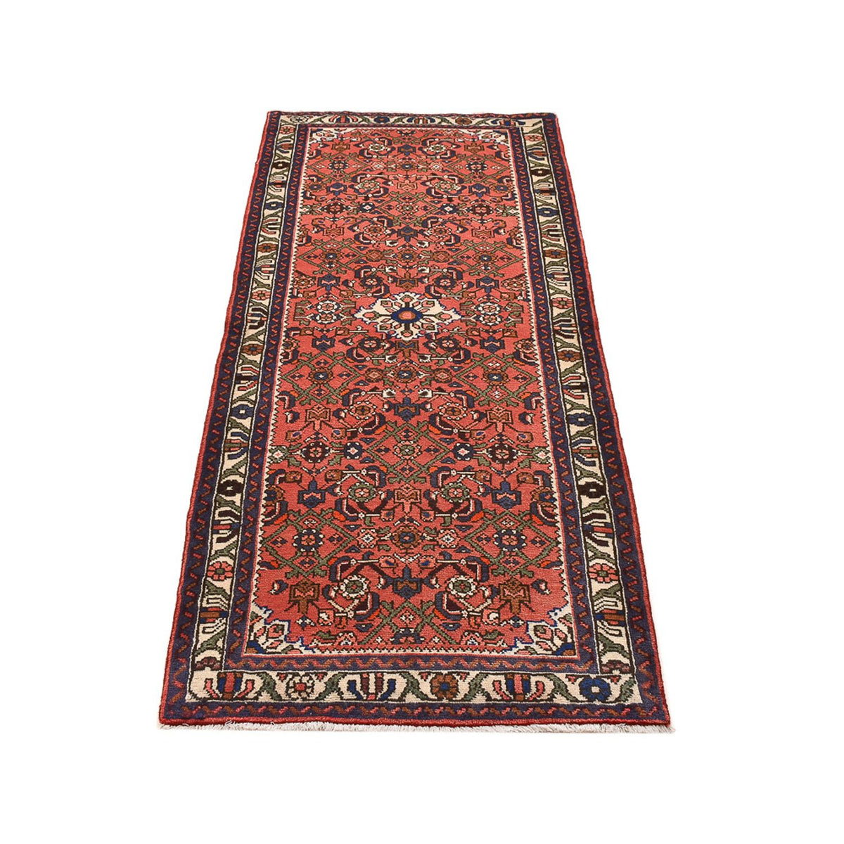 Tapis de couloir Tapis persan - Nomadic - 186 x 80 cm - rouge foncé