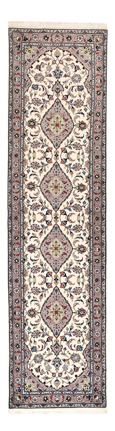 Tapis de couloir Tapis persan - Keshan - 308 x 80 cm - beige