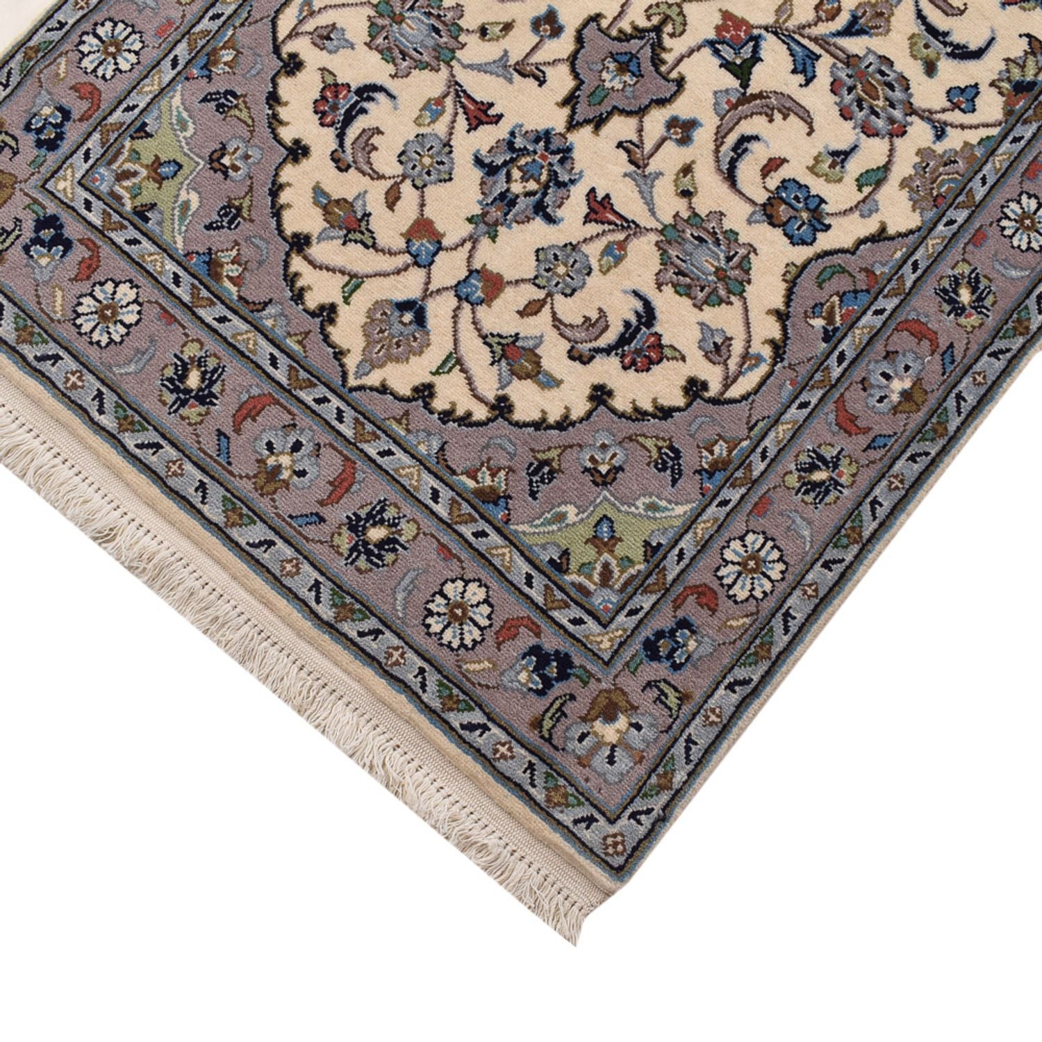 Tapis de couloir Tapis persan - Keshan - 308 x 80 cm - beige