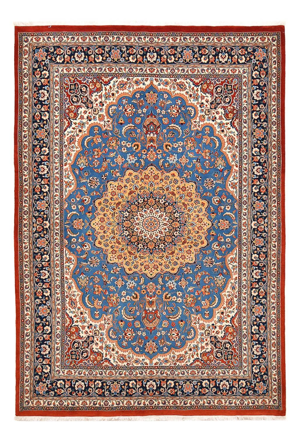 Tapis persan - Classique - 248 x 172 cm - bleu