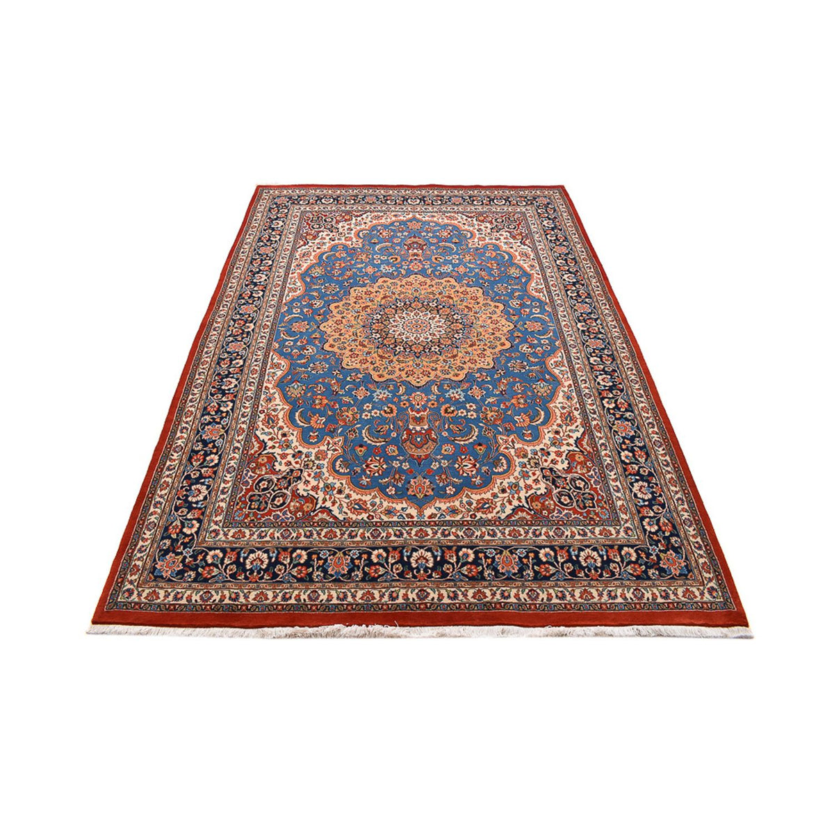 Tapis persan - Classique - 248 x 172 cm - bleu