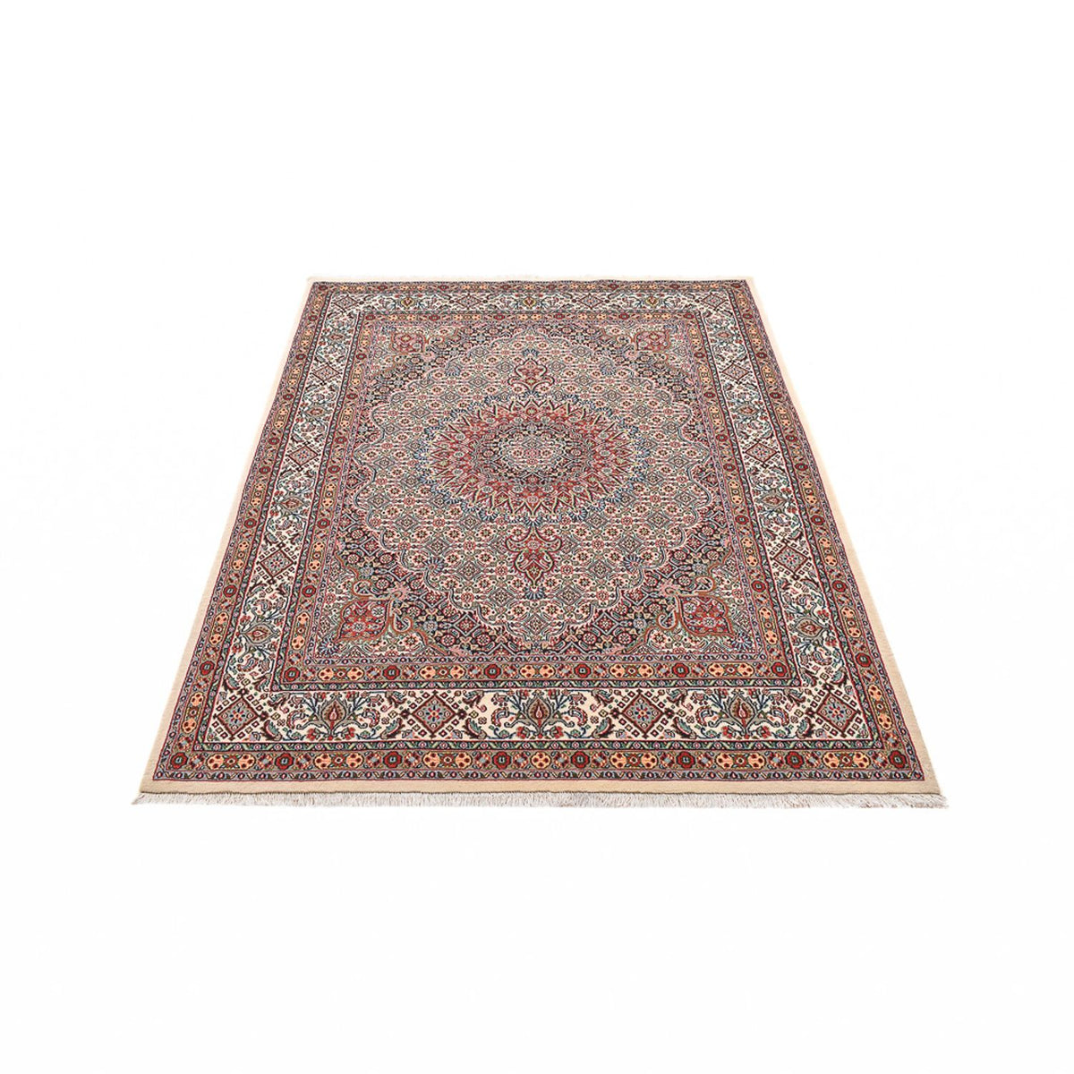 Tapis persan - Classique - 196 x 150 cm - marron foncé