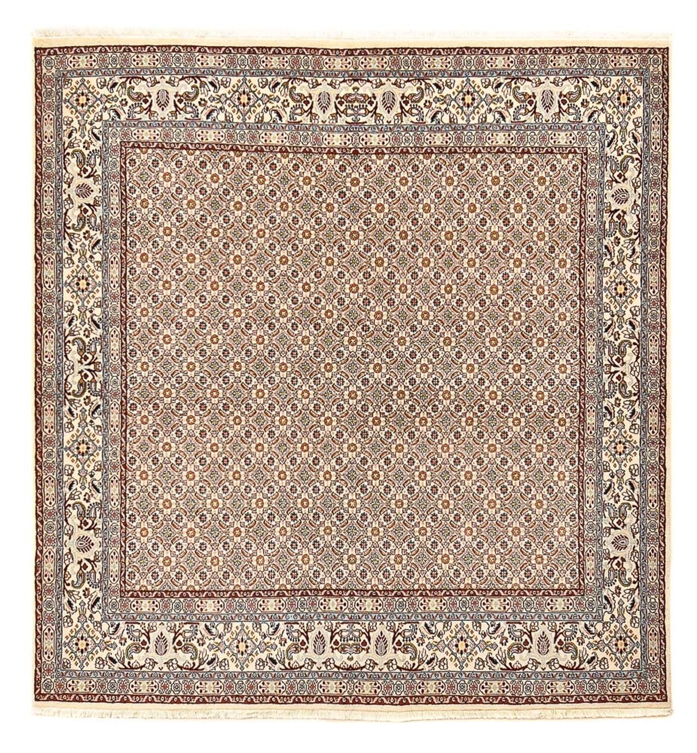 Tapis persan - Classique carré  - 202 x 193 cm - marron clair