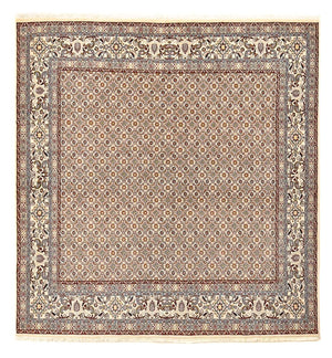 Tapis persan - Classique carré  - 202 x 193 cm - marron clair