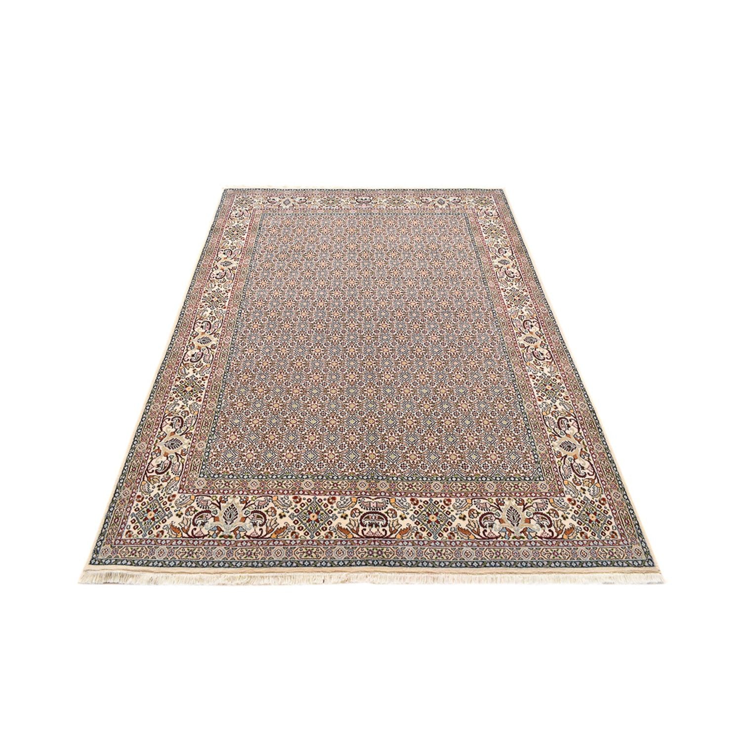 Tapis persan - Classique - 241 x 164 cm - marron clair