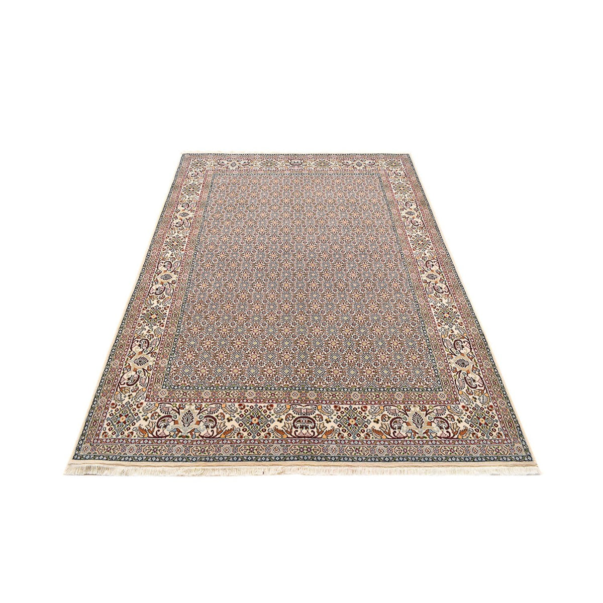 Tapis persan - Classique - 241 x 164 cm - marron clair