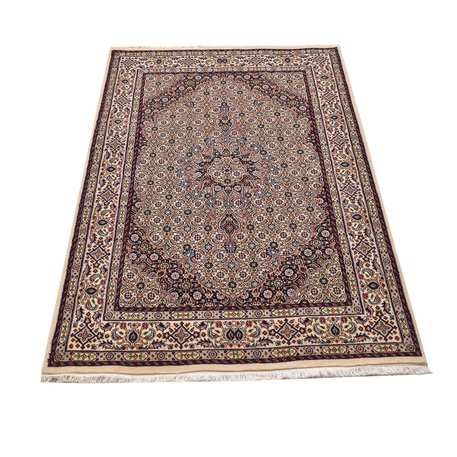 Tapis persan - Classique - 151 x 100 cm - marron clair