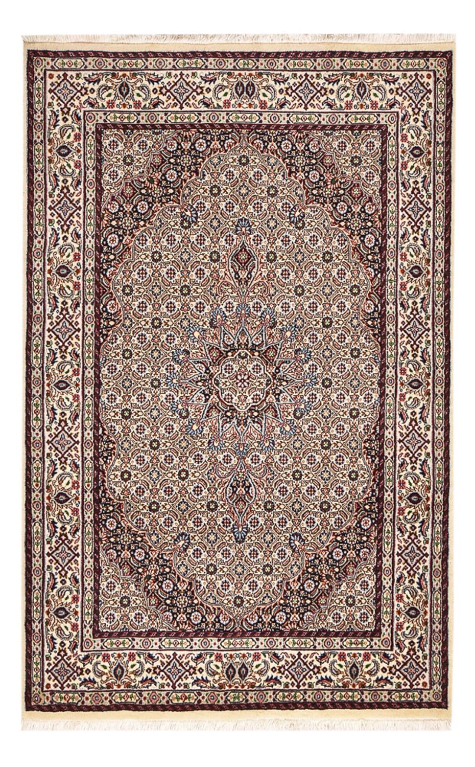 Tapis persan - Classique - 153 x 99 cm - marron clair