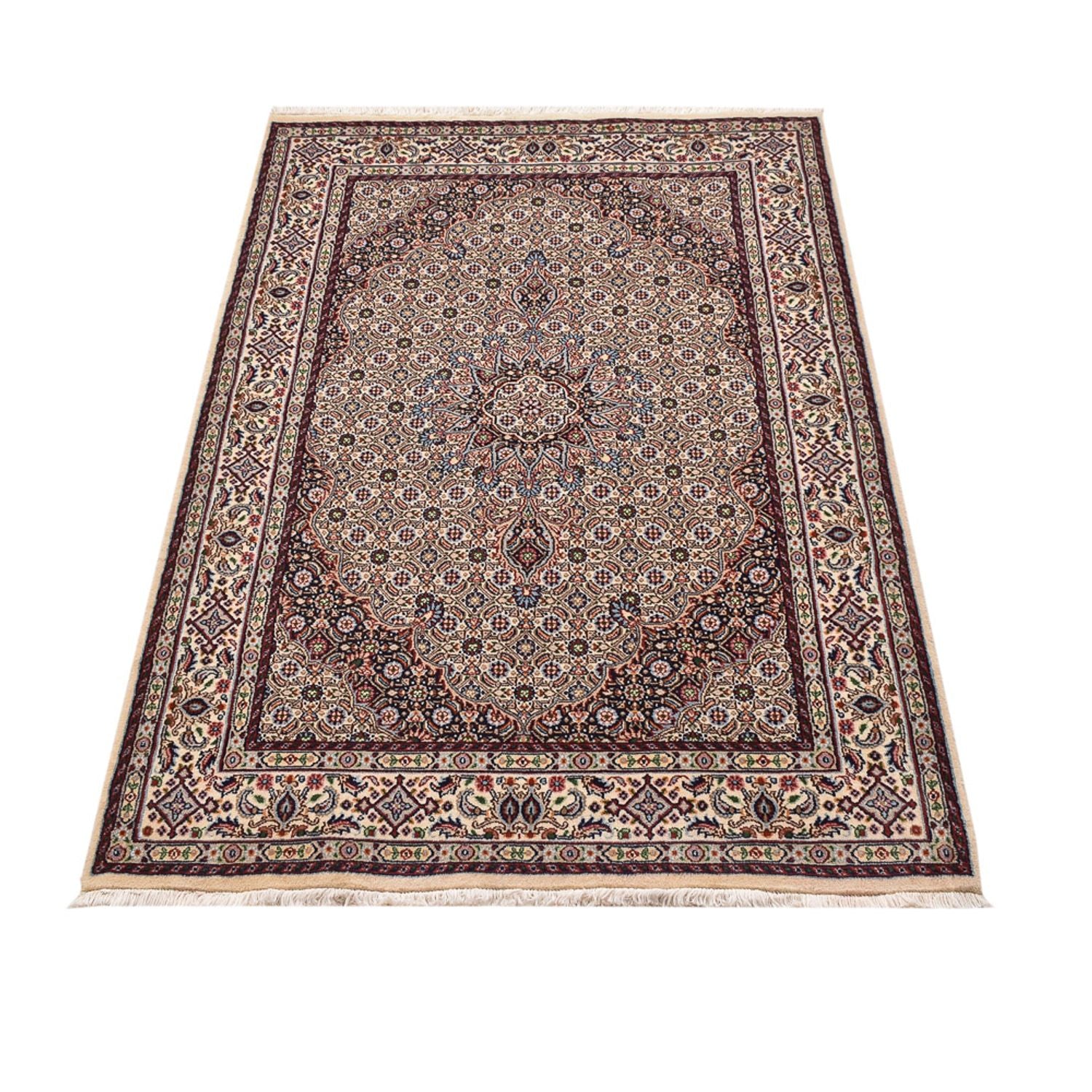 Tapis persan - Classique - 153 x 99 cm - marron clair