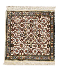 Tapis persan - Classique - 40 x 40 cm - multicolore
