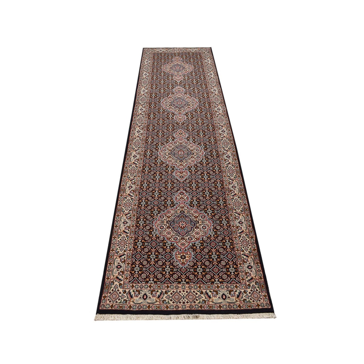 Tapis de couloir Tapis persan - Classique - 314 x 77 cm - marron clair